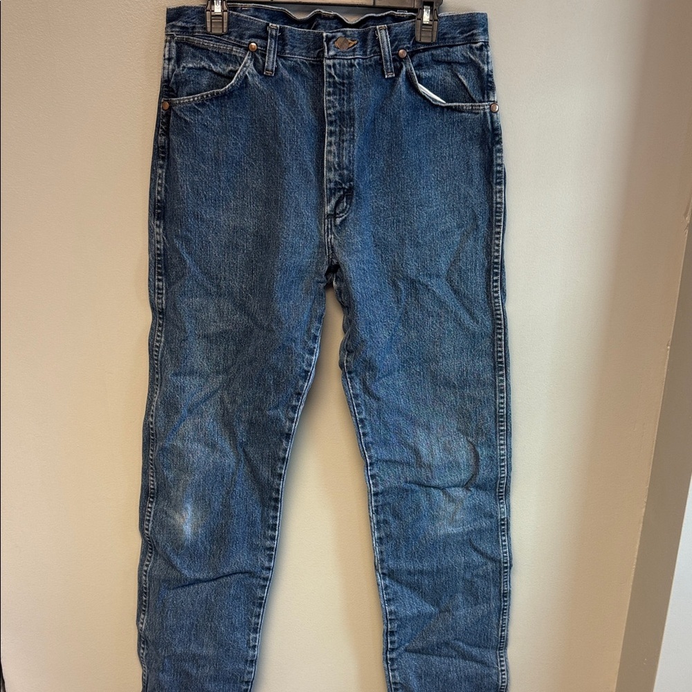 Wrangler Denim Jeans 34x36 Classic Straight Western
